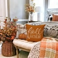 thumbnail image 2 of Fall Pillow Covers 18x18 inch Set of 4 Buffalo Plaid Fall Pumpkin Outdoor Throw Pillow Cover Autumn Thanksgiving Decoration for Home Couch Bed, 2 of 6
