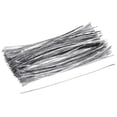 thumbnail image 1 of Cintas de Torsión de Foil Uxcell Cierre de Plástico, para Manejar Cables 750 Paquete Tono Plateado 12 pulgadas, 1 of 1