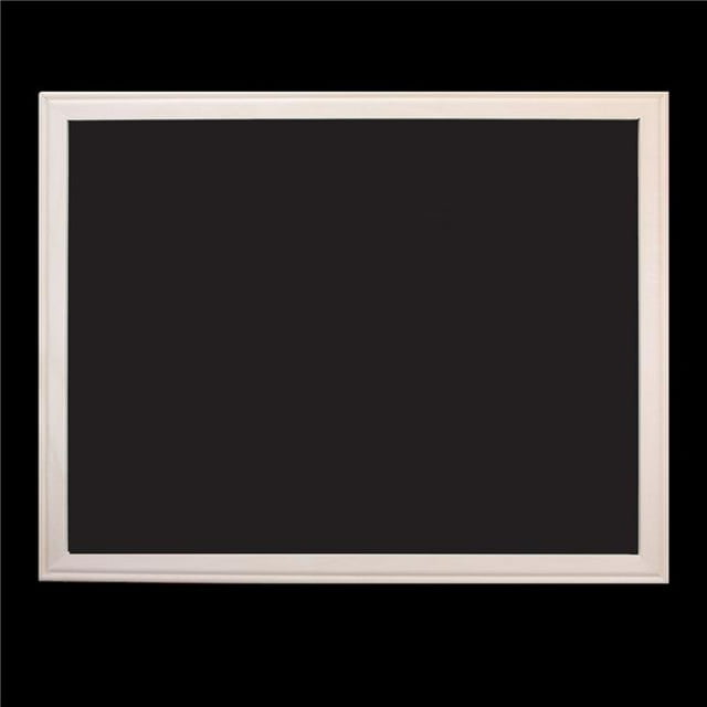 Tableau Effaçable à Sec Noir Encadré en Bois 36 x 48 Po