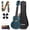BLUE BIRD, variant on AODSK 23" Concert Ukulele Kit with Gig Bag, Strap, Extra Strings, Picks, Online Lesson, Ukelele Adult Beginner Series AUC-P06