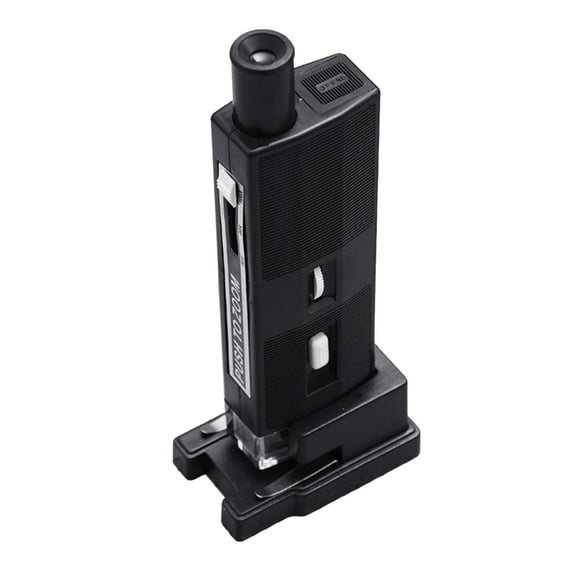 60x-100x Zoom Microscope with LED Light and Stand Pocket Magnifying Glass for Jade Precision-Parts Biological Specimen