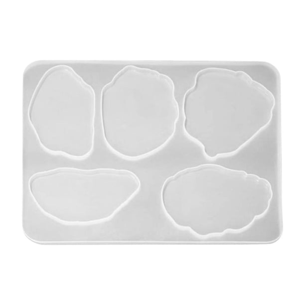 posavasos irregulares de bricolaje, de resina de silicona, posavaso té con forma de , s de resina, para