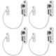 thumbnail image 1 of Cerradura de seguridad NQ para puertas y ventanas color blanco, 1 of 5