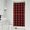 Red and Black, variant on Red and Black Christmas Plaid Pattern Shower Curtain 36"x72" ,Bathroom Decorative Shower Curtains Set with 12 Hooks,Modern Waterproof Washable Shower Curtain