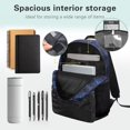 thumbnail image 5 of Yuyamidu Wolf School Bags for Boys 7-10 Girls Book Bags Ages 6-8 Starry Sky Junior High Teenagers School Bags with Adjustable Padded Straps, 5 of 7
