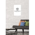 thumbnail image 2 of The White Lotus - Black and White Logo Wall Poster, 14.725" x 22.375", 2 of 5