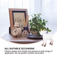 thumbnail image 3 of MasteelfCA 5PCS Simulation PVC Farm Animals Goats Lambs White Sheep Model Ornaments, 3 of 8