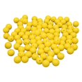 thumbnail image 3 of 105 cuentas de silicona de 15 mm, redondas y sueltas, para pulseras, collares y llaveros, color amarillo, 3 of 14