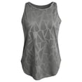 thumbnail image 6 of FASHOFT Athletic Tank Tops For Women Summer Hollow Print Yoga Tank Top Loose Tee Blouse Seamless Comfy Breathable Top Fitness Workout Sports Womens Sleeveless Shirts Grey M, 6 of 7