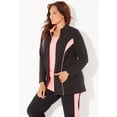 thumbnail image 4 of Catherines Women's Plus Size Glam French Terry Active Jacket, 4 of 5