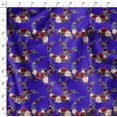 thumbnail image 4 of Soimoi Blue Georgette Viscose Fabric Peony Floral Print Sewing Fabric Yard 42 Inch Wide, 4 of 6