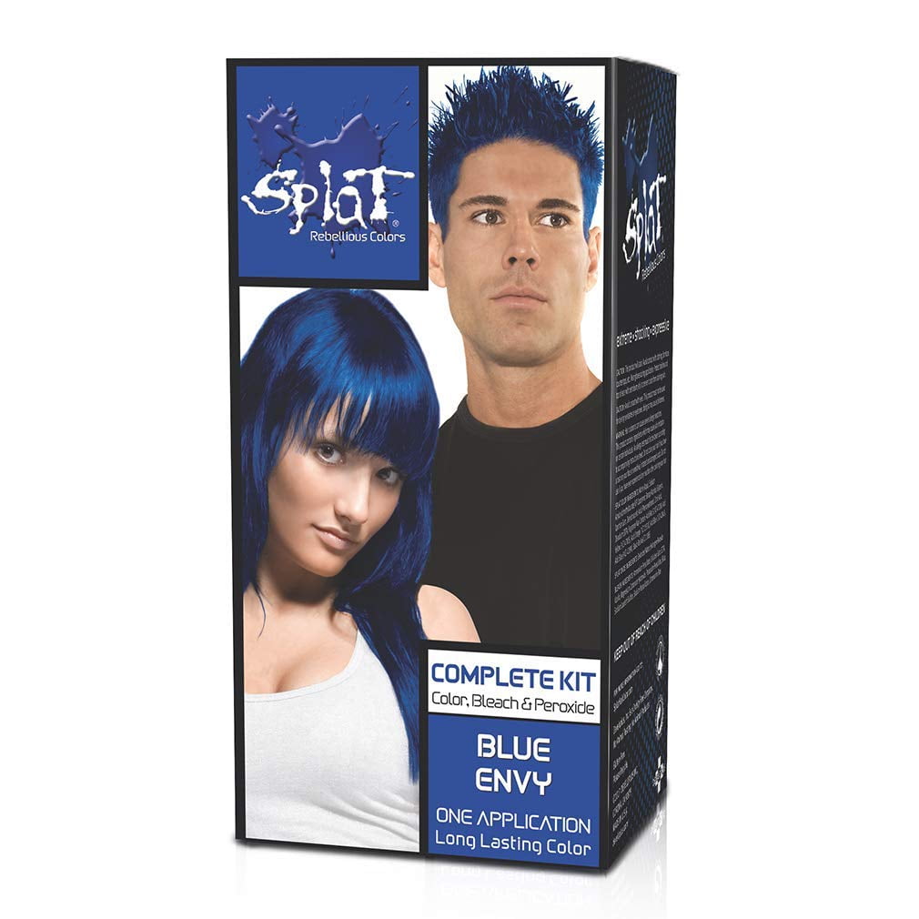 Splat Rebellious Semi Permanent Fantasy Complete Hair Color Kit in Blue Envy{{name}  
