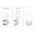 thumbnail image 2 of Camco 44340 5/8-Inch Baggage Lock, 2 of 2