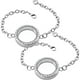 thumbnail image 5 of 2pcs pulsera de mujeres elegante muñequera cadena de muñeca de muñequera de brazalete decorativo para regalo, 5 of 6