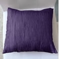 thumbnail image 2 of Crushed Taffeta Decorative Throw Pillow/Sham Cushion Cover Plum, 2 of 3