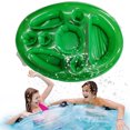 thumbnail image 2 of [Cubo Verde Sin Aire] Portavasos Inflable PVC Asiento Posavasos Asiento Poroso Vino Tinto Cama Hielo Inflable Piscina Plato Cena (Cubo Verde Sin Aire), 2 of 9