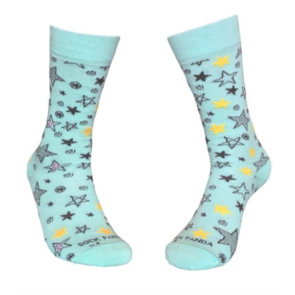 Fun Star Pattern Socks from the Sock Panda