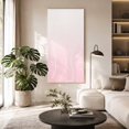 thumbnail image 2 of Canvas Wall Art, Pink Geometric Framed Canvas Prints for Hallway Bedroom, Modern White Stripe Abstract Distortion Art Gallery Wrapped Wall Decor for Home Office, Gifts, 24"x48" Ship Next Day, 2 of 9