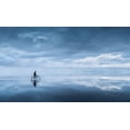 thumbnail image 2 of Kukrinov, Alexandr 32x20 Black Ornate Wood Framed with Double Matting Museum Art Print Titled - Walking In The Sky..., 2 of 4