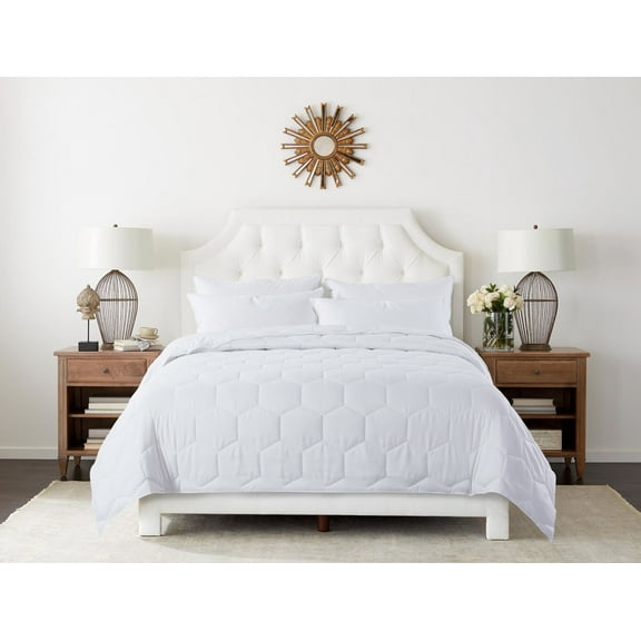 Honeycomb Down Alternative Blanket - White - King