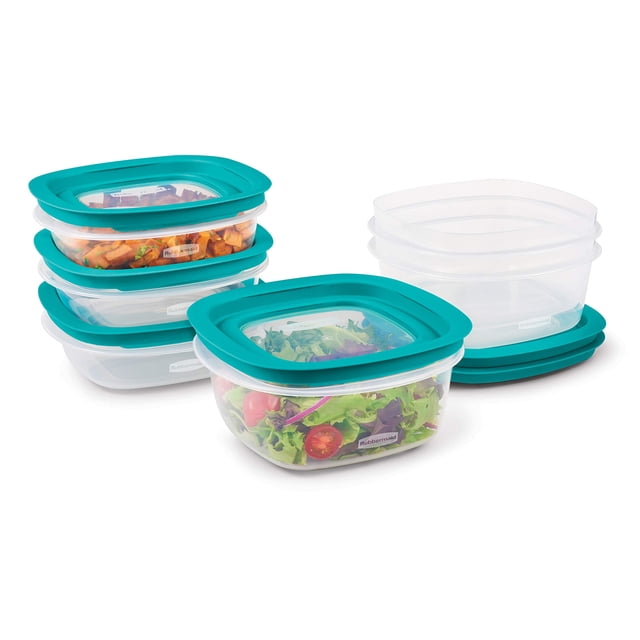 Set de almacenamiento de alimentos Rubbermaid EasyFindLids, 12 piezas