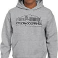 thumbnail image 2 of Skyline Colorado Springs Hoodie Sweatshirt Unisex X-Large Grey, 2 of 5
