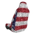 thumbnail image 2 of Yiaed America Flag Glitter Print Car Seat Covers,Universal Auto Seats Protector Fits for Car,SUV Sedan,Truck,Automotive Seat Covers & Accessories, 2 of 5