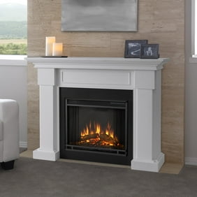 Harlan Grand Electric Fireplace Black By Real Flame Walmart Com