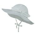 thumbnail image 2 of Tosmy Kid's Solid Color Sun Hat Wide Brim Upf 50+ Hat For Toddler Boys Girls Adjustable Bow Bucket Hat Funny, 2 of 3