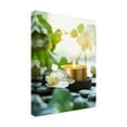 thumbnail image 4 of Johanna 'Zen Orchid And Candle' Canvas Art, 4 of 4