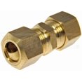 thumbnail image 1 of Dorman Compression Fitting 785-308D OE Solutions; 3/8 Inch Union Fitting; Brass; Pack Of 2, 1 of 2