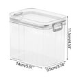 thumbnail image 3 of Herrnalise Large Airtight Food Storage Cereal Containers for Bulk Food Storage BPA-Free Plastic Container Pantry Organization and Canister for Rice, Pasta, Sugar & Flour, 3 of 7