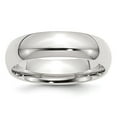thumbnail image 3 of 925 Sterling Silver 6mm Comfort Fit Band Ring Size 6.5, 3 of 6
