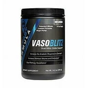 VASOBLITZ Award Winning Dual Nitric Oxide Pre Workout with NO3T Arginine Nitrate, L-Citrulline, Betaine Anhydrous, Calcium Lactate & Caffeine Free for Muscular Endurance (30 Serving, Unflavored)