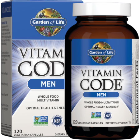 Garden of Life Vitamin Code Men's Multi, 120 Capsules