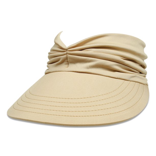 Sombrero de sombrilla hueco elástico resistente a los rayos UV Sombrero de sombrilla de doble cara, adecuado para deportes de playa al aire libre para mujeres, senderismo, vacaciones de golf