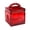 Red, variant on High Quality Clear Candies Jar With Secure Cover For Home Or Office