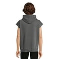 thumbnail image 5 of No Boundaries Men's and Big Men's Sleeveless Hoodie Sweatshirt, Sizes XS-5XL, 5 of 5