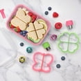 thumbnail image 4 of Cook with Color 20-Piece Kids Plastic Bento Box Lunch Container Set with Sandwich Cutters, Butterfly, 4 of 5