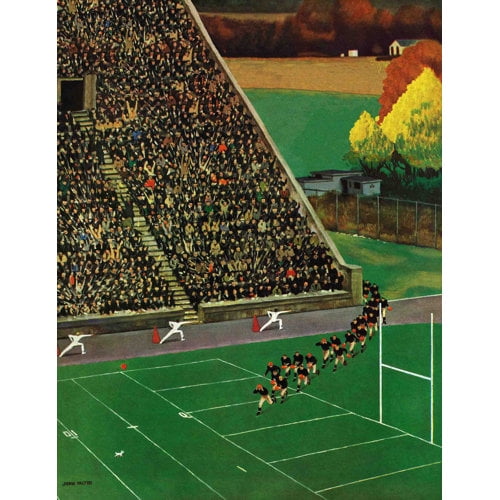 Marmont Hill Onto the Field by John Falter Painting Print on Canvas