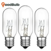 Goodbulb Microwave Light Bulb Replacementof WB36x10003 for Most GE and Whirlpool Oven, 40W 130V E17 Intermediate Base Type - 3 Pack