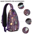 thumbnail image 2 of Sling Backpack Hiking Casual Sport Daypack Mushroom Gym Sports Travel Hiking Daypack Backpack Purse for Women Men, 2 of 6