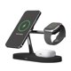 thumbnail image 4 of Xihbxyly Artículos Por Menos de 5 Dólares. Cargador Inalámbrico Doble Bobina 5 En 1 para Teléfono Móvil, Carga Rápida 15 W para Auriculares de Reloj, 4 of 7