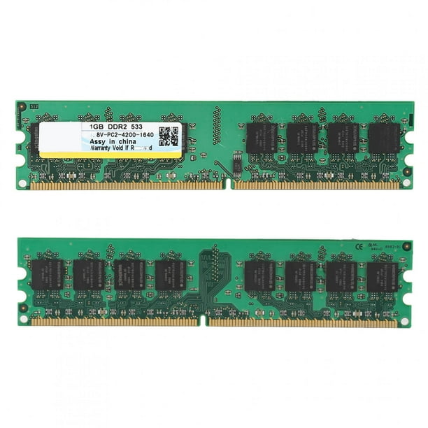 Module DDR2 533 de 1 Go pour Ordinateur de Bureau, Haute Vitesse et Performances Stables, Compatible avec la Carte Mère
