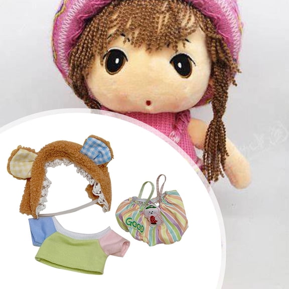 Vaveren Figure s Your Own Dolls Clothing DIY Educational Fashion Costumes Dress up for 7.87'' Doll Hands on Imagination A