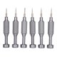 thumbnail image 1 of Kit De Destornilladores De Precisión, Kit De Herramientas De Reparación De Teléfonos De 6 Piezas Mini Mango Ergonómico Portátil Magnético De Bajo Ruido Que Ahorra Mano De Cergrey Screwdriver for Phone Repair, 1 of 8