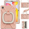 thumbnail image 3 of Funda colorida para Samsung Tab S6 Lite de 10,4 pulgadas con correa para el hombro, soporte de anillo ajustable grande y protección contra golpes., 3 of 5