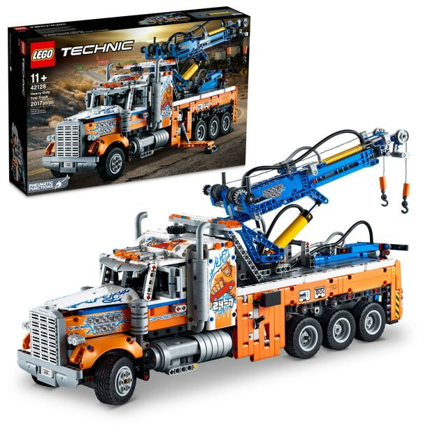 Dekking single Oprechtheid LEGO Technic Heavy-Duty Tow Truck 42128 with Crane Toy Model Building Set,  Engineering for Kids Series - Walmart.com