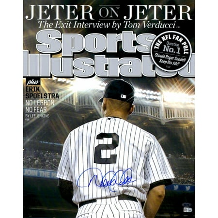 1980 Sports Illustrated Magazine - Derek Jeter New York Yankees Steiner Sports Autographed 16