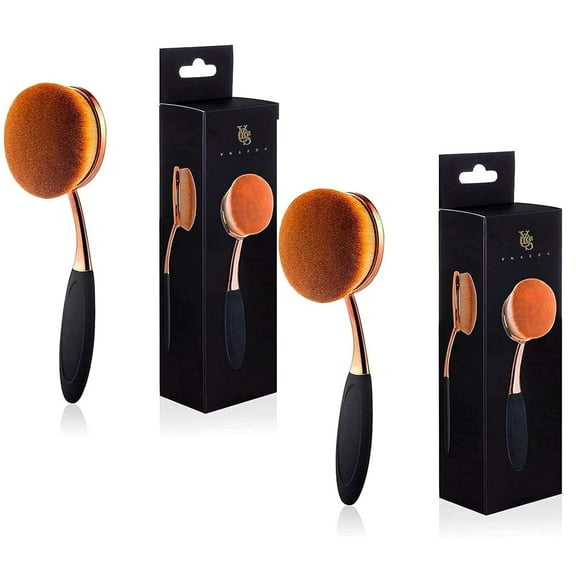 Oval Foundation Brush Large Toothbrush makeup brushes Fast Flawless Application Liquid Cream Powder Foundation